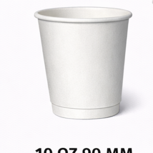 VERRE BREUVAGE CHAUD BLANC 10 OZ 90 MM / WHITE HOT CUP BEVERAGE 10 OZ 90 MM