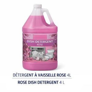 DÉTERGENT À VAISSELLE ROSE 4L / PINK DISHWASING DETERGENT