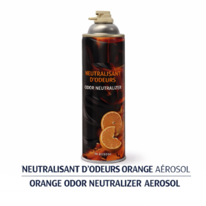 NEUTRALISANT D'ODEURS ORANGE AÉROSOL /AEROSOL ORANGE ODOUR COUNTERACTANT