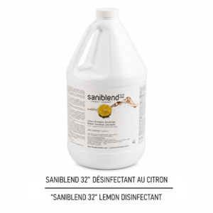 "SANIBLEND 32" DÉSINFECTANT AU CITRON / "SANIBLEND 32" LEMON DISINFECTANT