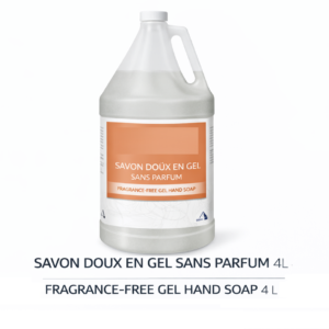 SAVON DOUX EN GEL SANS PARFUM 4L / FRAGRANCE-FREE GENTLE GEL SOAP 4L