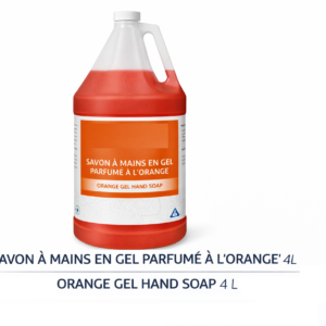 SAVON À MAINS EN GEL PARFUMÉ À L'ORANGE 4L / ORANGE SCENTED GEL HAND SOAP 4L