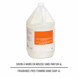SAVON À MAINS EN MOUSSE SANS PARFUM 4L / FRAGRANCE-FREE FOAMING HAND SOAP