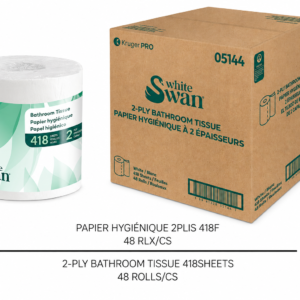 PAPIER HYGIÉNIQUE 2PLIS 418F / BATHROOM TISSUE 2PLY 418F