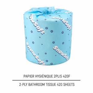 PAPIER HYGIÉNIQUE 2PLIS 420F / BATHROOM TISSUE 2PLY 420S