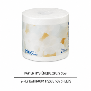 PAPIER HYGIÉNIQUE 2PLIS 506F / BATHROOM TISSUE 2PLY 506F