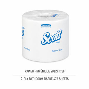 PAPIER HYGIÉNIQUE 2PLIS 473F / BATHROOM TISSUE 2PLY 473S