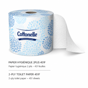 PAPIER HYGIÉNIQUE 2PLIS 451F /BATHROOM TISSUE 2PLY 451F