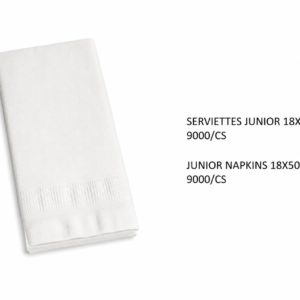 SERVIETTES JUNIOR 18X500/CS / JUNIOR NAPKINS 