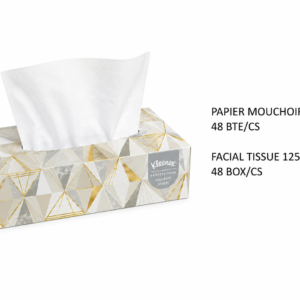 PAPIER MOUCHOIR 125F 2PLIS / FACIAL TISSUE 125S 2PLY