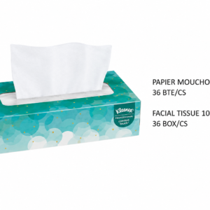 PAPIER MOUCHOIR 100F 2PLIS / FACIAL TISSUE 100S 2PLY