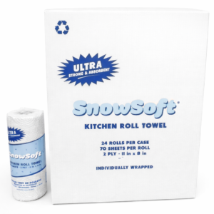 ESSUIE-TOUT BLANC 11"X8" 2PLIS 70F / WHITE ROLL TOWEL 11"X8" 2PLY 70S