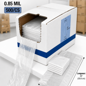 SAC POLY 10 LB 7"X3"X20" 0.85 MIL /10 LB POLY POUND BAG 7"X3"X20" 0.85 MIL
