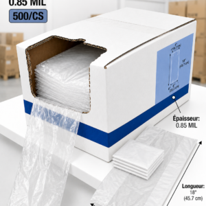 SAC POLY 11 LB 8"X4"X18" 0.85 MIL /11 LB POLY POUND BAG 8"X4"X18" 0.85 MIL