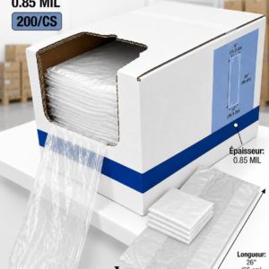 SAC POLY 20 LB 12''X6"X26'' 0.85 MIL / 20 LB POLY POUND BAG 12''X6"X26'' 0.85 MIL
