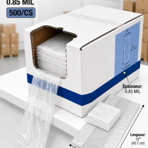 SAC POLY 9 LB 7"X3"X18" 0.85 MIL /9 LB POLY POUND BAG