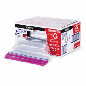 ZIPLOC DE STOCKAGE (GRAND) / ZIPLOC STORAGE (GALLON)