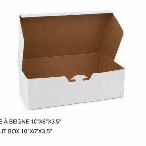 BOÎTE À BEIGNE 10"X6"X3.5" / DONUT BOX 10"X6"X3.5"