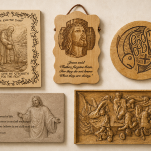 Handcrafted Religious Art Collection — Made at the Monastery / Collection d’œuvres religieuses artisanales — fabriquées au monastère