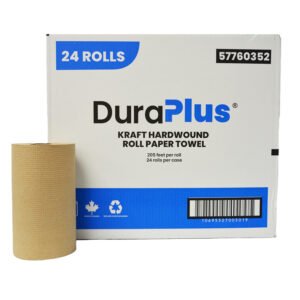 Serviettes de papier enroulées serré , kraft, 205 pi / Hardwound Paper Towel, Kraft, 205'