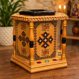 Wooden Liturgical Chalice Stand / Support liturgique en bois pour calice