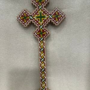Handmade Coptic Wooden Priest Cross / Croix copte sacerdotale en bois – Fait à la main